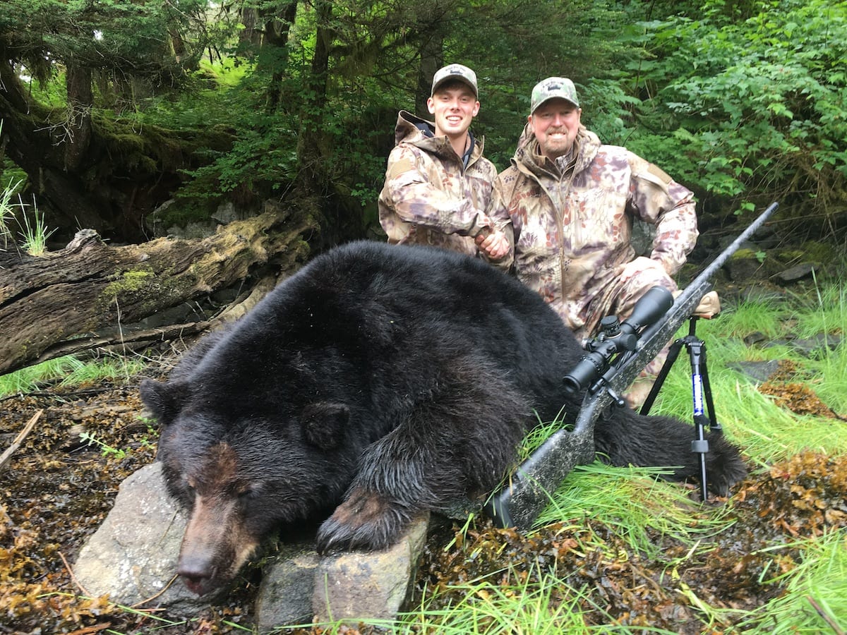What an experience for father and son. What a bear! John has hunted with us 4 different trips, now bringing his kids. What a great family.